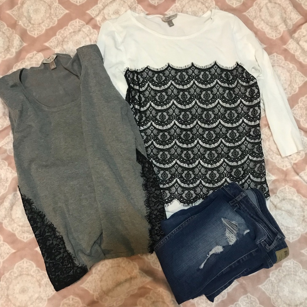 Roz & Ali 3/4 shirt bundle